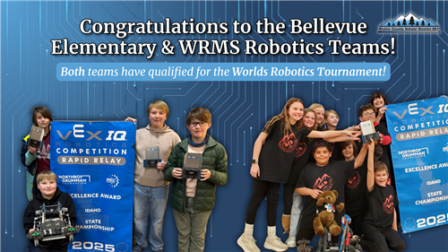  Blaine County robotics teams are heading to the World Championship! 